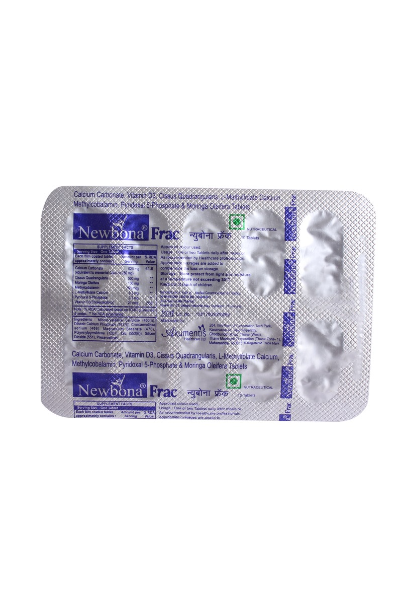 Newbona Frac Tablet 10's, Pack of 10 Newbona Frac Tablet 10's, Pack of 10
