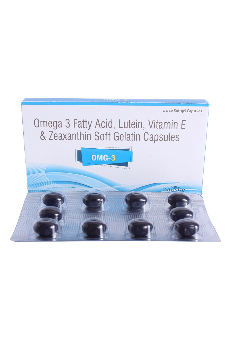 Omg-3 Capsule 10'S, Pack of 10 CAPSULES Omg-3 Capsule 10'S, Pack of 10 CAPSULES