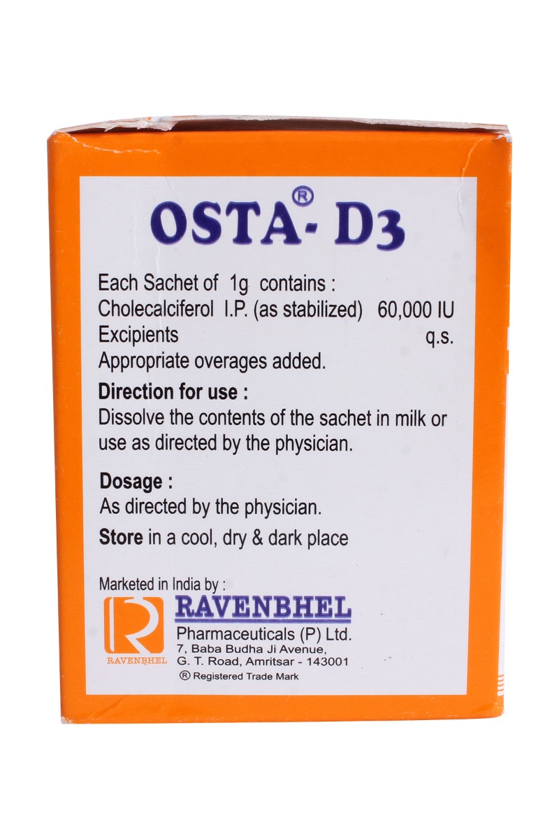 Osta-D3 Sachet 1 gm, Pack of 1 Osta-D3 Sachet 1 gm, Pack of 1