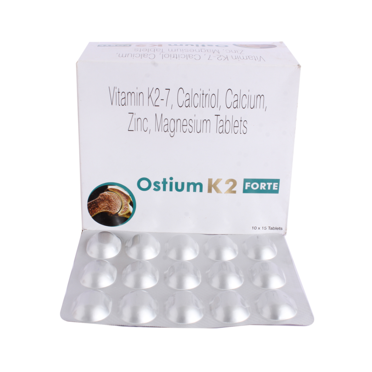 Ostium K2 Forte Tablet 15's, Pack of 15 TabletS Ostium K2 Forte Tablet 15's, Pack of 15 TabletS