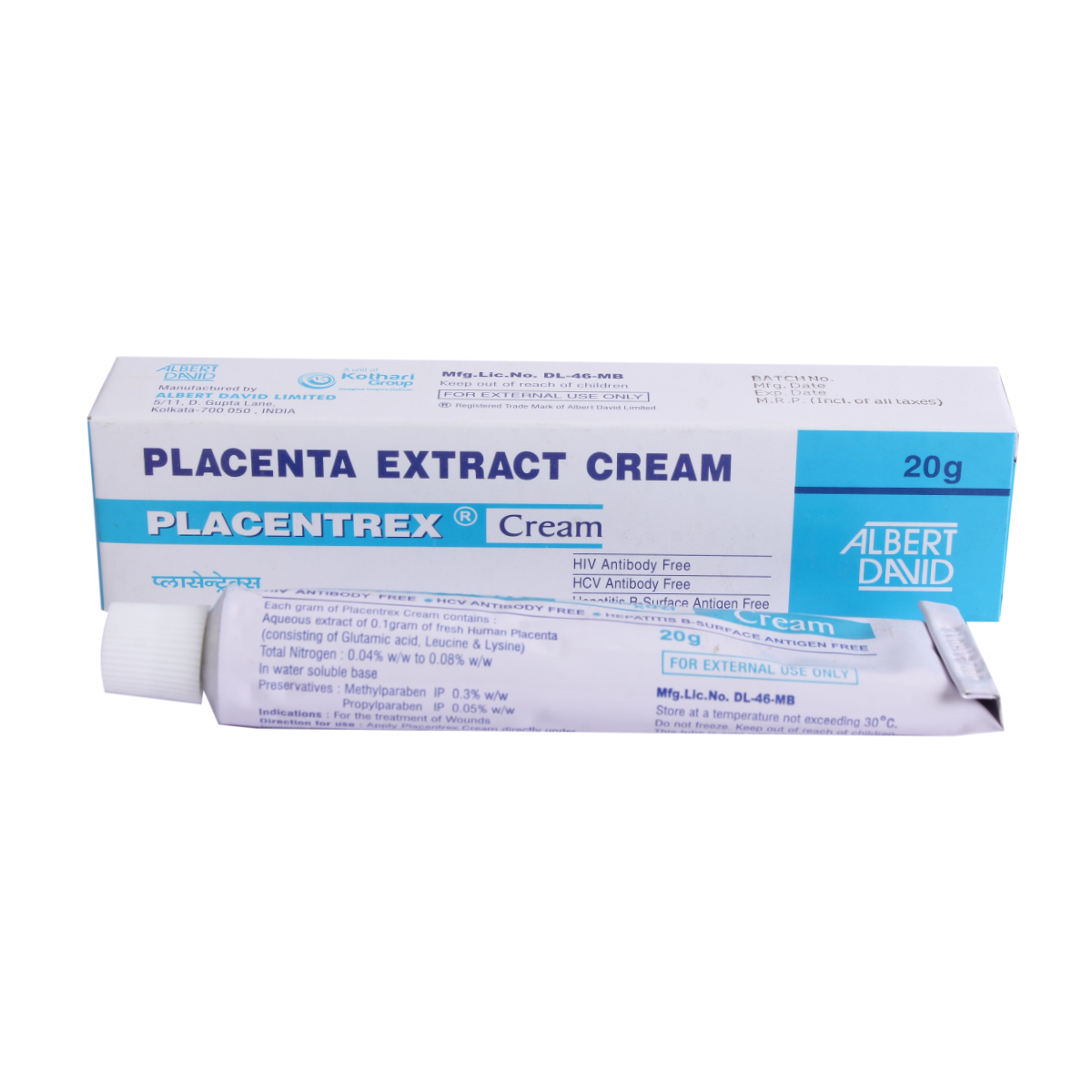 Placentrex Cream 20 gm, Pack of 1 Cream Placentrex Cream 20 gm, Pack of 1 Cream