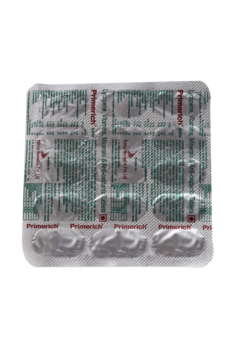 Primerich Tablet 15's, Pack of 15 Primerich Tablet 15's, Pack of 15