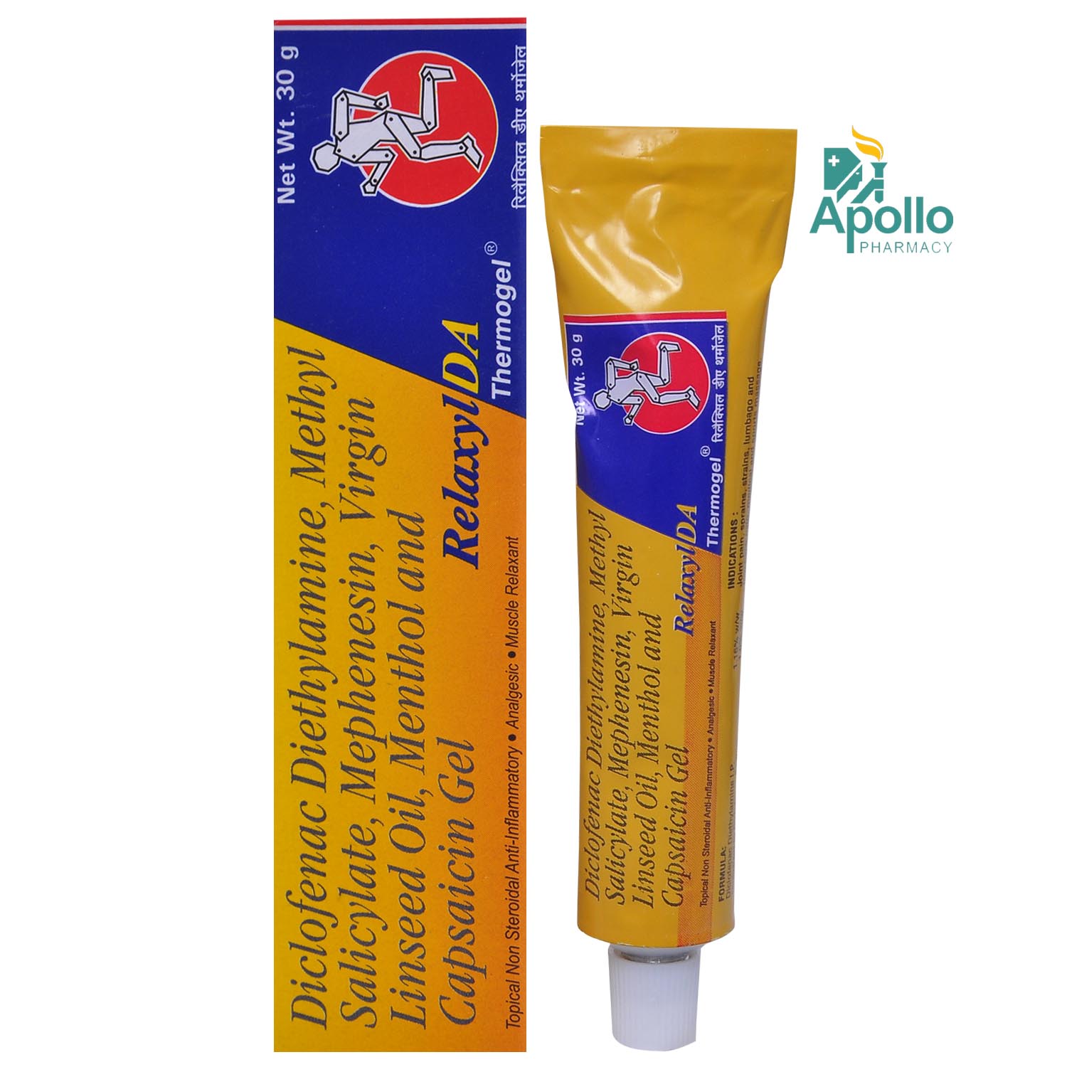 Relaxyl DA Thermogel 30 gm, Pack of 1 GEL Relaxyl DA Thermogel 30 gm, Pack of 1 GEL