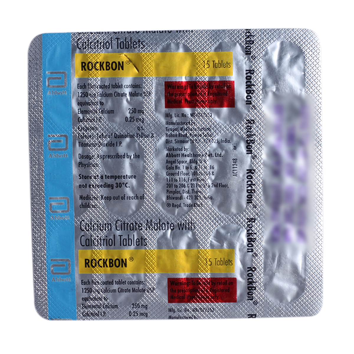 Rockbon Tablet 15's, Pack of 15 TabletS Rockbon Tablet 15's, Pack of 15 TabletS