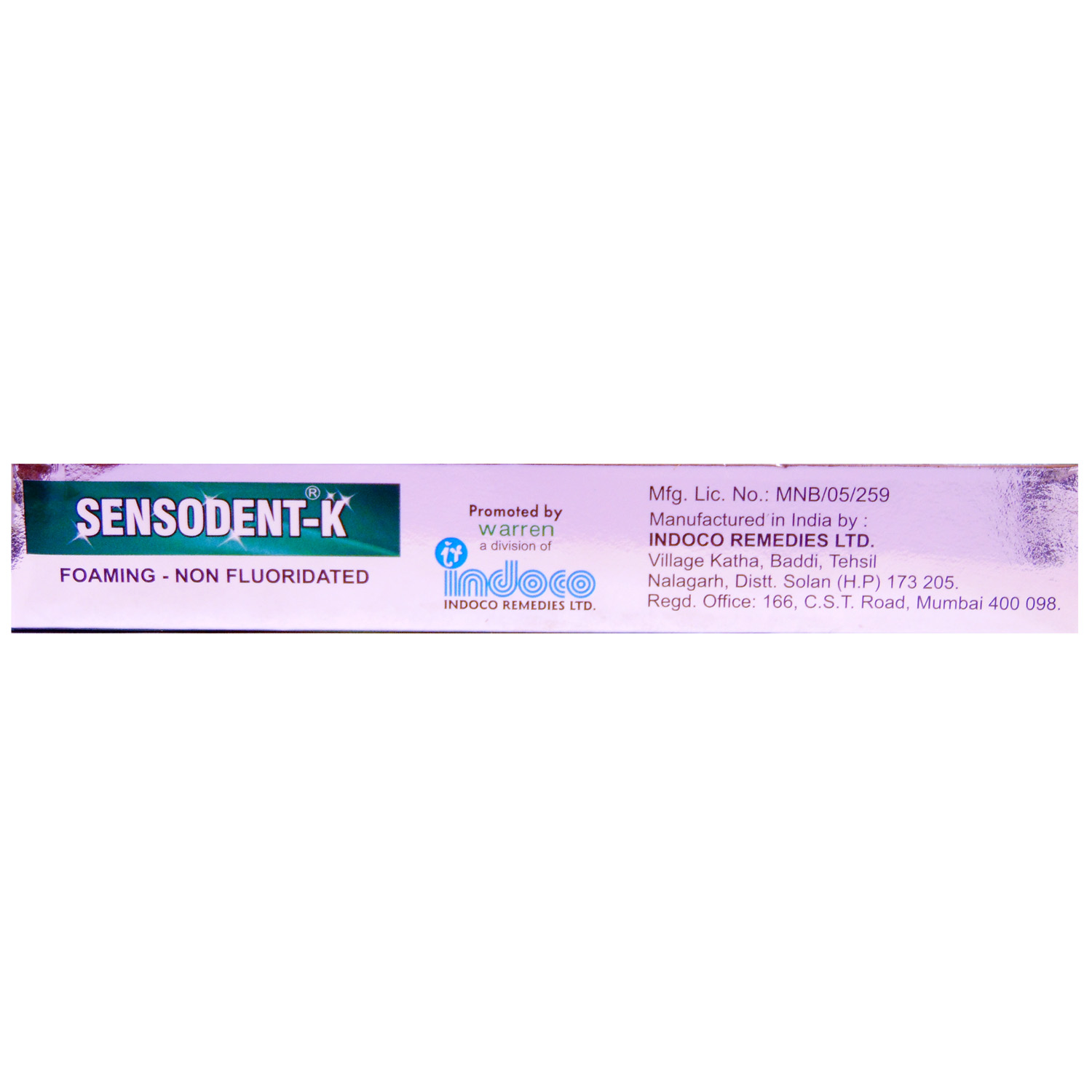 Sensodent-K 5% Medicated Dental Cream 50 gm, Pack of 1 TOOTHPASTE Sensodent-K 5% Medicated Dental Cream 50 gm, Pack of 1 TOOTHPASTE