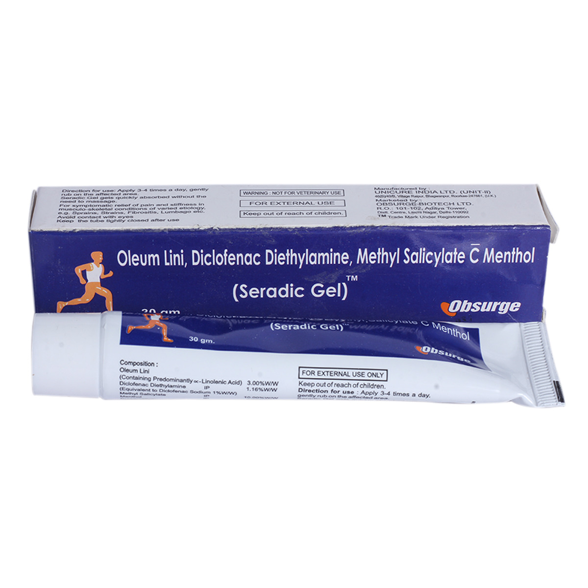 Seradic Gel 30 gm, Pack of 1 Gel Seradic Gel 30 gm, Pack of 1 Gel