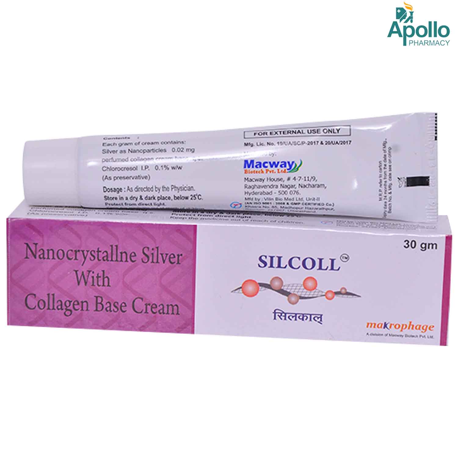 Silcoll Cream 30 gm, Pack of 1 Cream Silcoll Cream 30 gm, Pack of 1 Cream