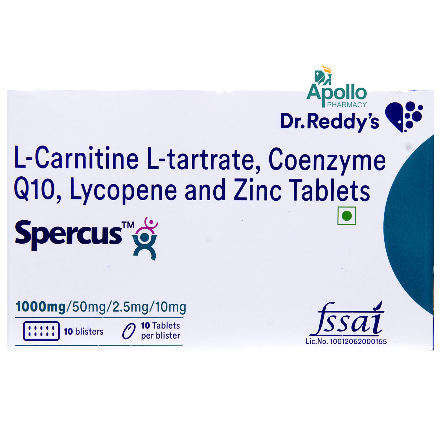 Spercus Tablet 10's, Pack of 10 TABLETS Spercus Tablet 10's, Pack of 10 TABLETS