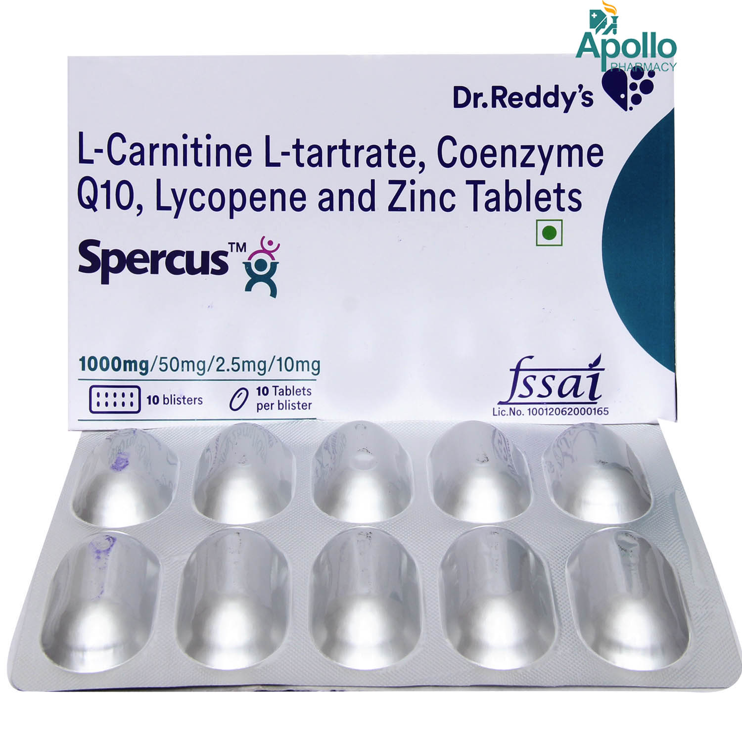 Spercus Tablet 10's, Pack of 10 TABLETS Spercus Tablet 10's, Pack of 10 TABLETS