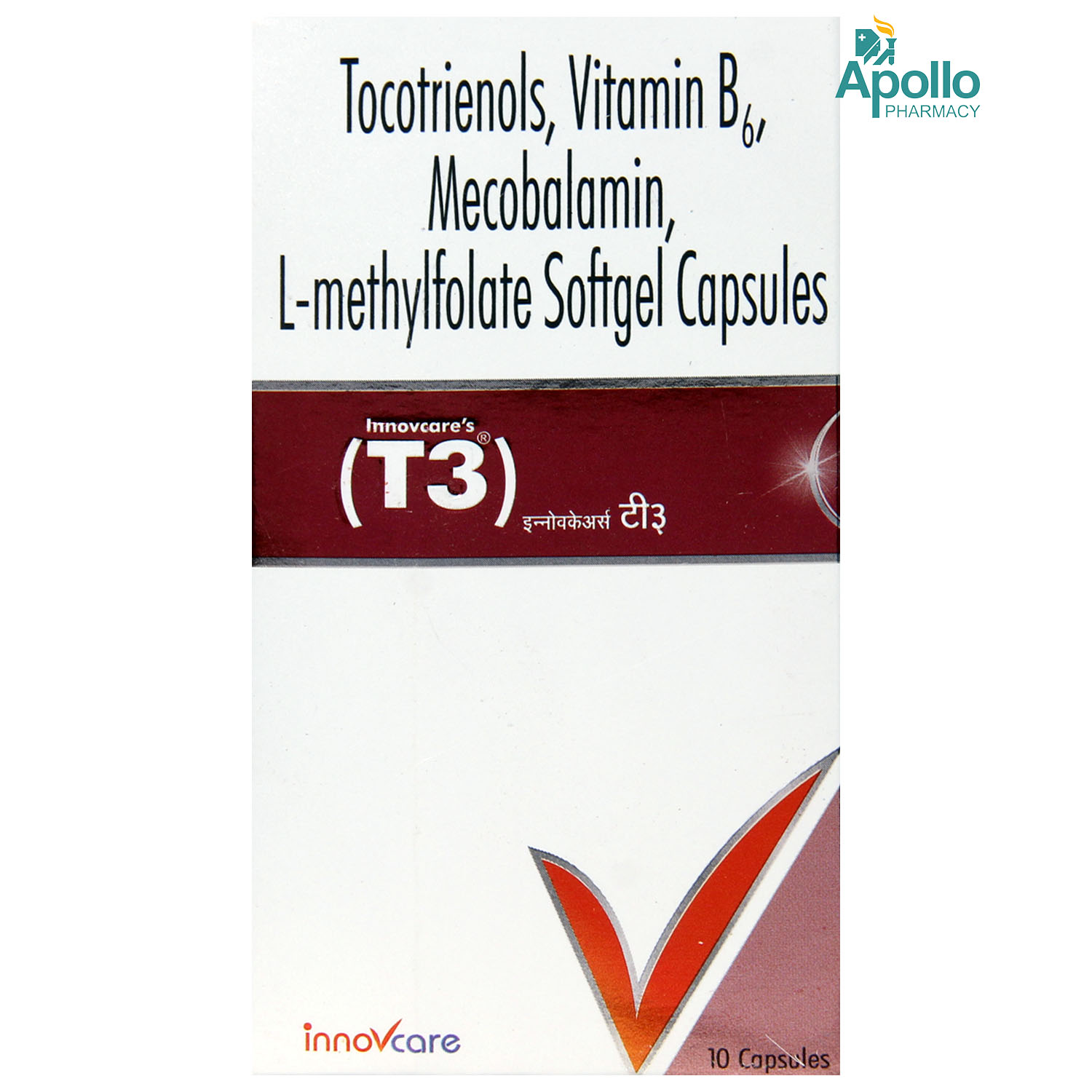 T3 Innovcare Capsule 10's, Pack of 10 CAPSULES T3 Innovcare Capsule 10's, Pack of 10 CAPSULES