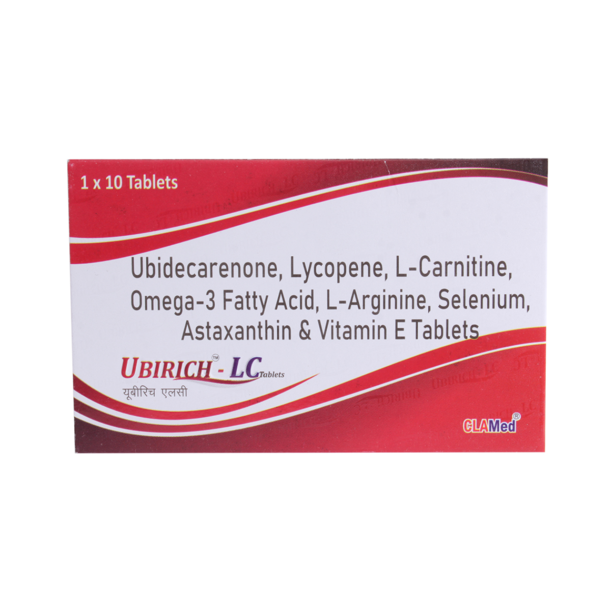 Ubirich-LC Tablet 10's, Pack of 10 TABLETS Ubirich-LC Tablet 10's, Pack of 10 TABLETS