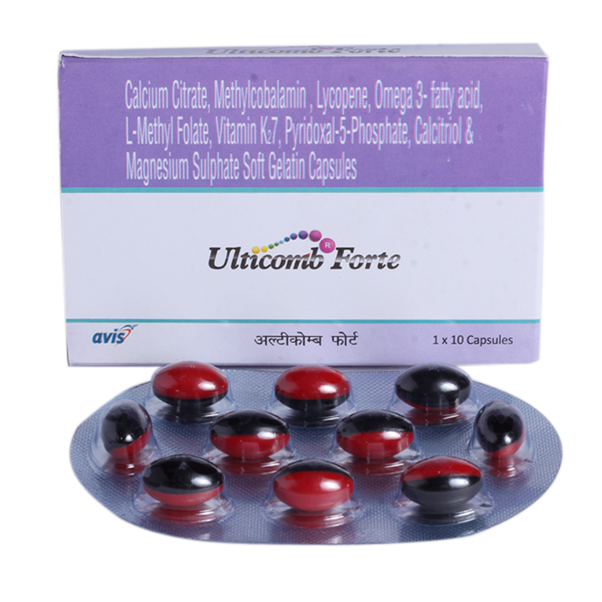 Ulticomb Forte Soft Gelatin Capsule 10's, Pack of 10 CAPSULES Ulticomb Forte Soft Gelatin Capsule 10's, Pack of 10 CAPSULES