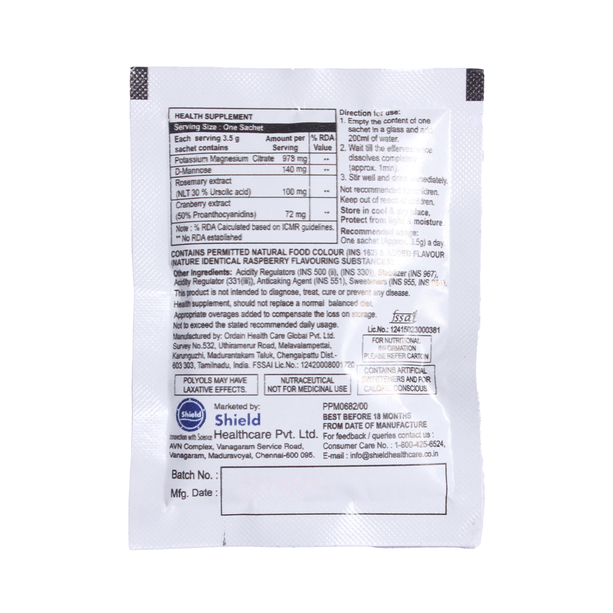 Uti Flush Sachet 7 x 3.5 gm, Pack of 1 Uti Flush Sachet 7 x 3.5 gm, Pack of 1
