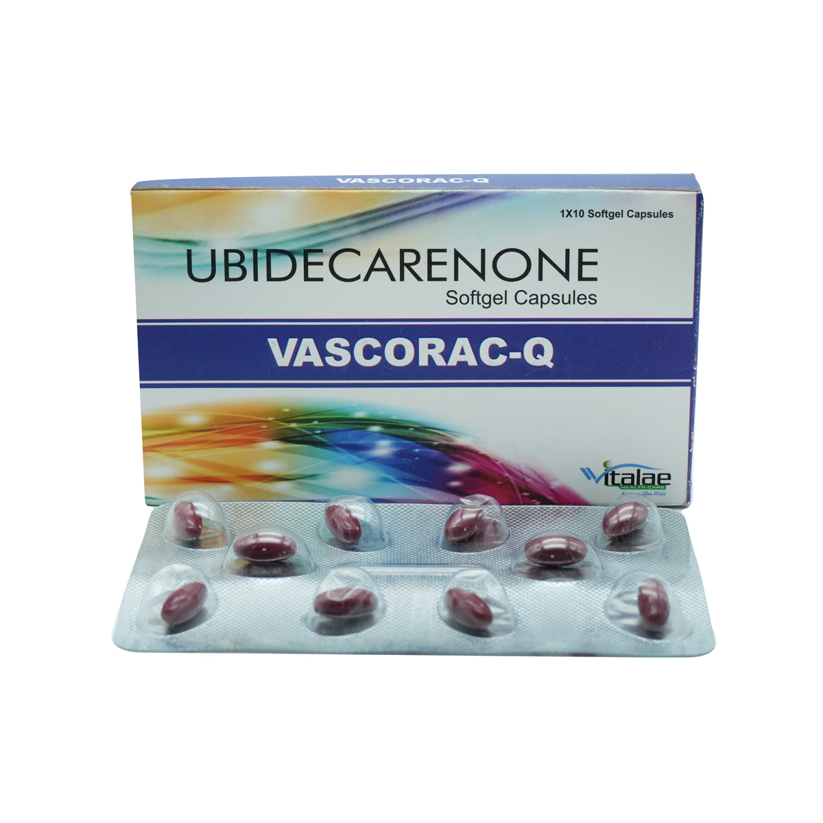Vascorac Q Capsule 10's, Pack of 10 CAPSULES Vascorac Q Capsule 10's, Pack of 10 CAPSULES