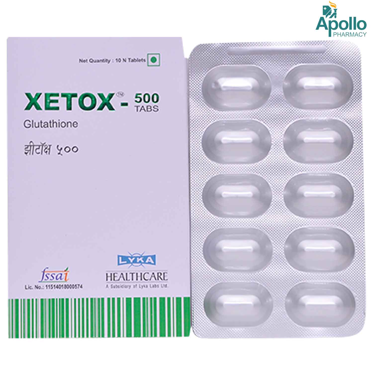 Xetox 500 Tablet 10's, Pack of 10 TABLETS Xetox 500 Tablet 10's, Pack of 10 TABLETS