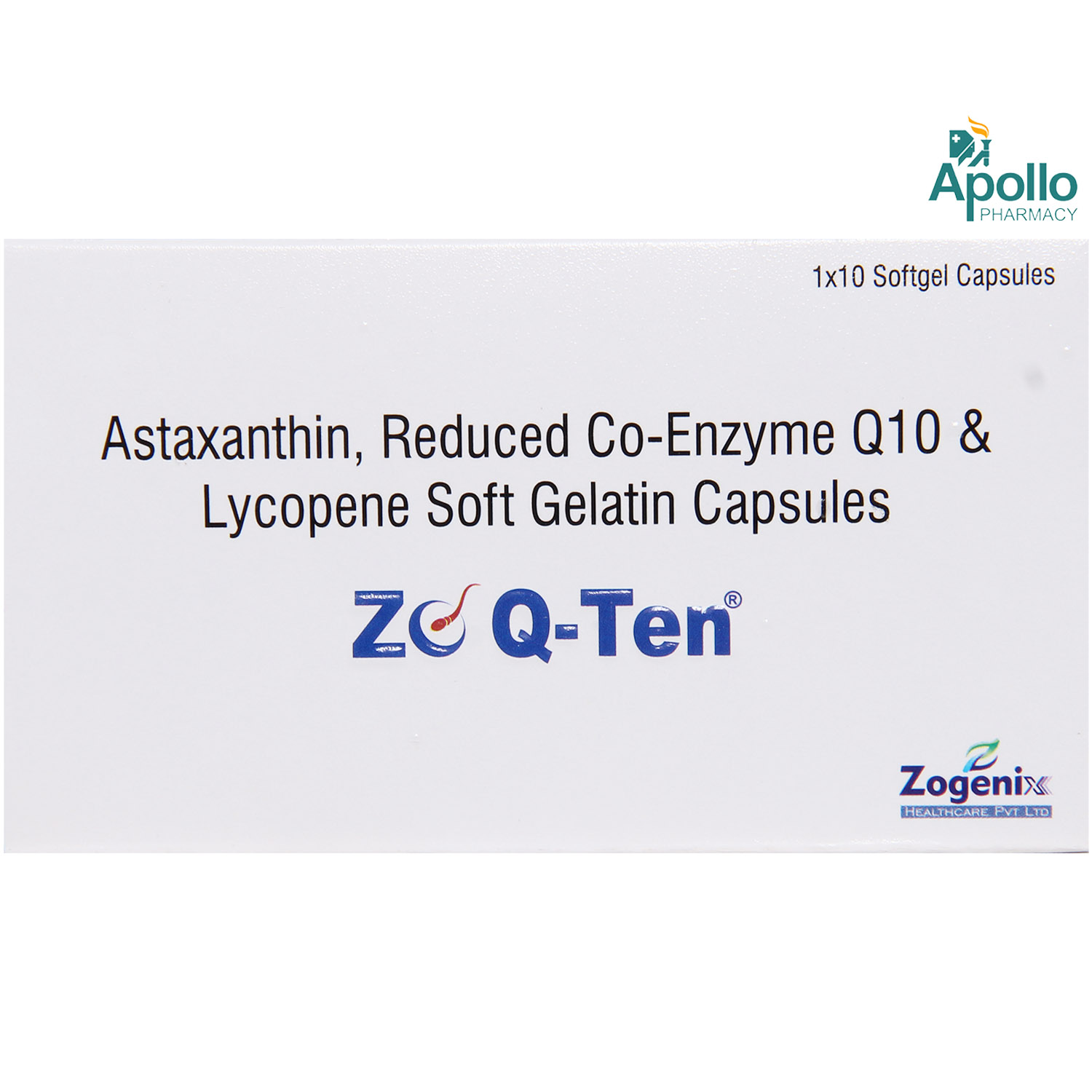 Zo Q Ten Capsule 10's, Pack of 10 CapsuleS Zo Q Ten Capsule 10's, Pack of 10 CapsuleS