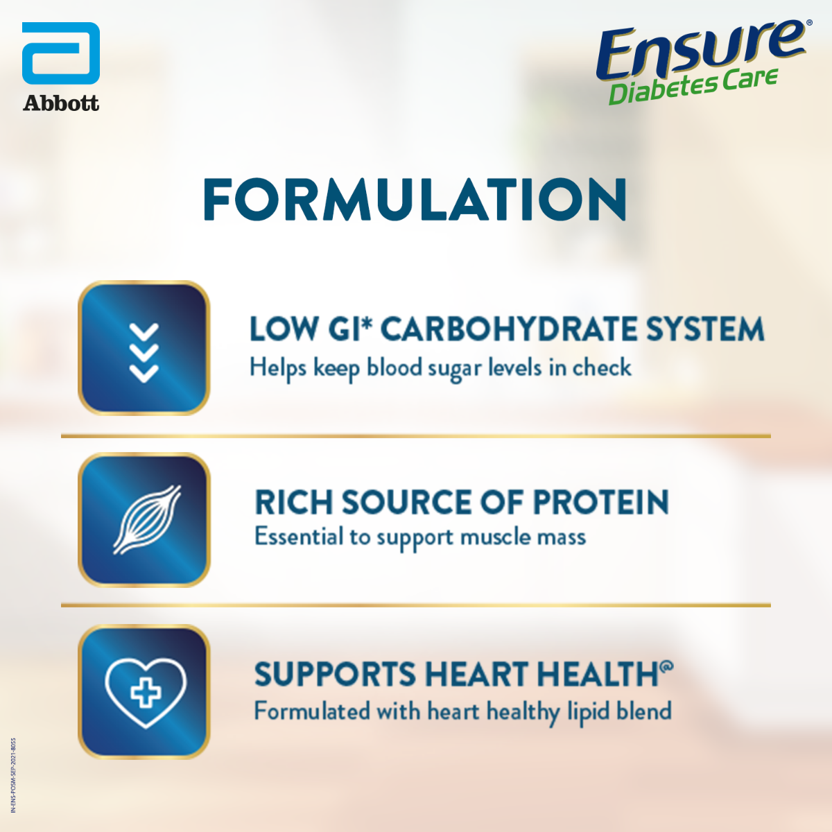 Ensure Diabetes Care Vanilla Delight Flavour Powder for Adults, 2 kg, Pack of 1 Ensure Diabetes Care Vanilla Delight Flavour Powder for Adults, 2 kg, Pack of 1