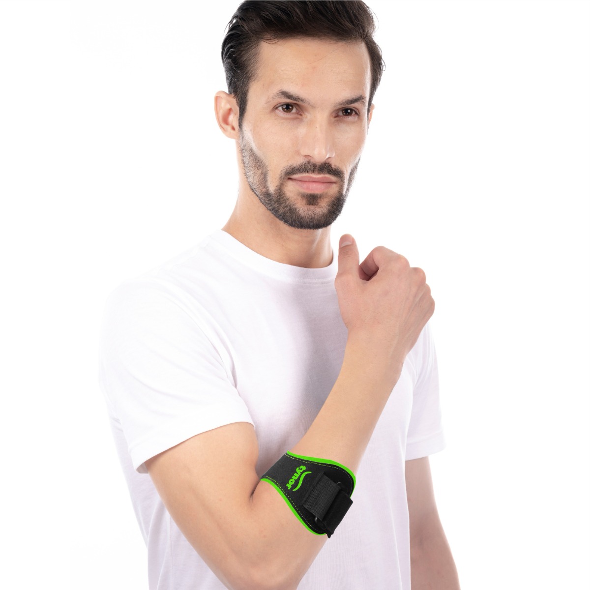 Tynor Tennis/Golfer's Elbow Support Pro Neo Green Universal, 1 Count, Pack of 1 Tynor Tennis/Golfer's Elbow Support Pro Neo Green Universal, 1 Count, Pack of 1