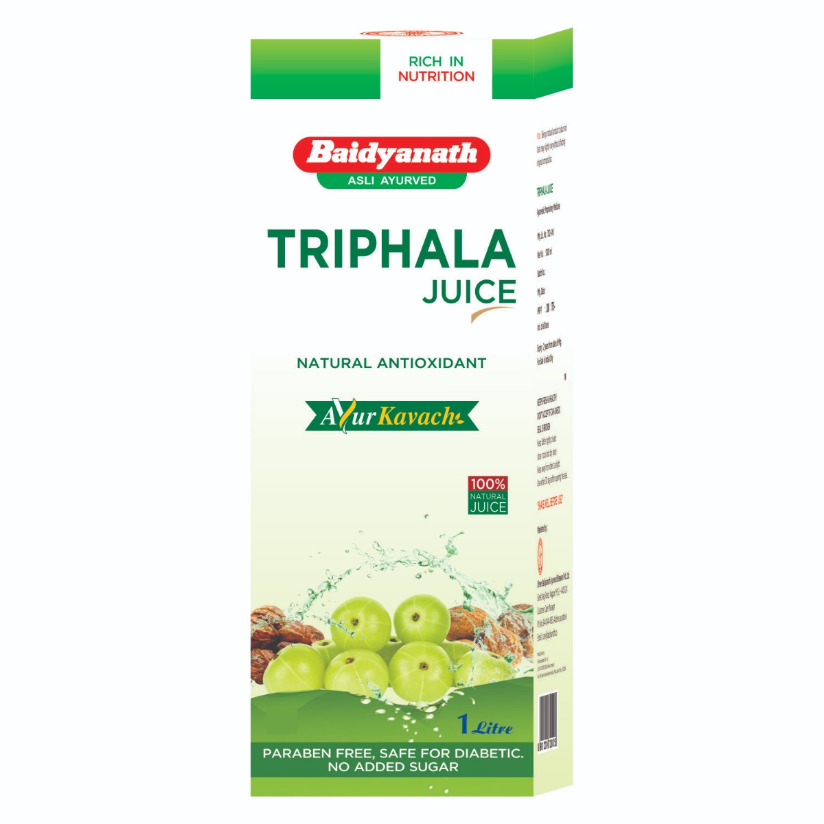 Baidyanath (Nagpur) Triphala, Juice 1 Litre Price, Uses, Side Effects