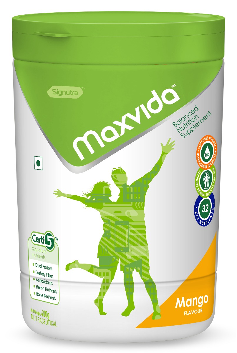 Maxvida Mango Flavour Powder 400 gm, Pack of 1 Powder Maxvida Mango Flavour Powder 400 gm, Pack of 1 Powder