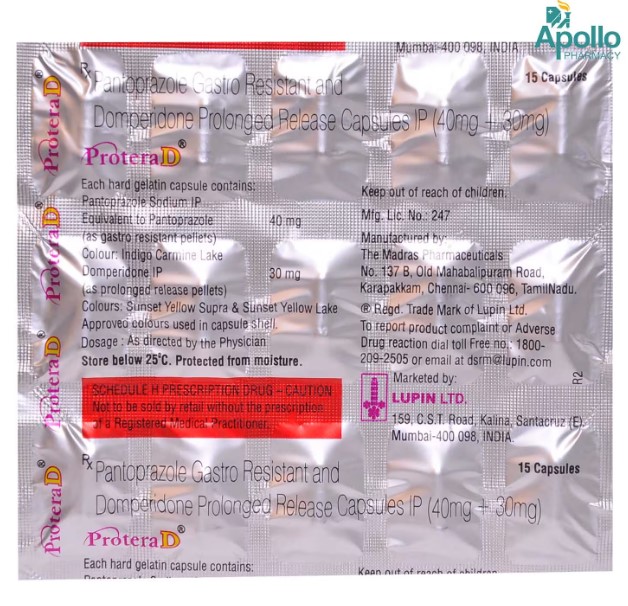 Protera D Capsule 15's, Pack of 15 CapsuleS Protera D Capsule 15's, Pack of 15 CapsuleS