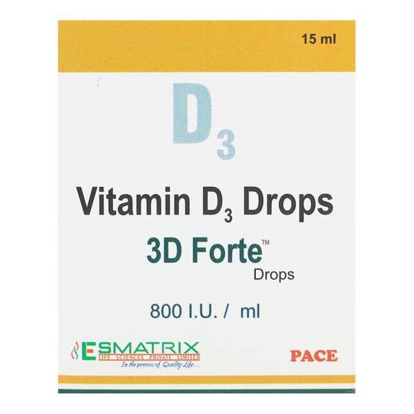 3D Forte Drops 15 ml, Pack of 1 3D Forte Drops 15 ml, Pack of 1
