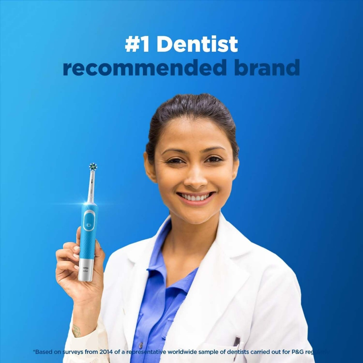 Oral-B Vitality 100 Blue Criss Cross Electric Rechargeable Toothbrush for Adult, 1 Count | Powered By Braun |, Pack of 1 Oral-B Vitality 100 Blue Criss Cross Electric Rechargeable Toothbrush for Adult, 1 Count | Powered By Braun |, Pack of 1