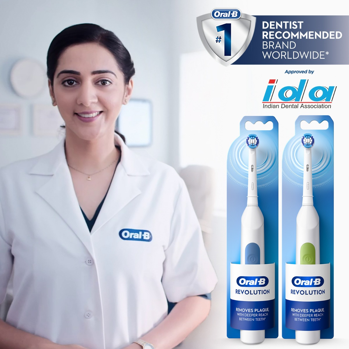 Oral-B Revolution Battery Powered Toothbrush, 1 Count, Pack of 1 Oral-B Revolution Battery Powered Toothbrush, 1 Count, Pack of 1