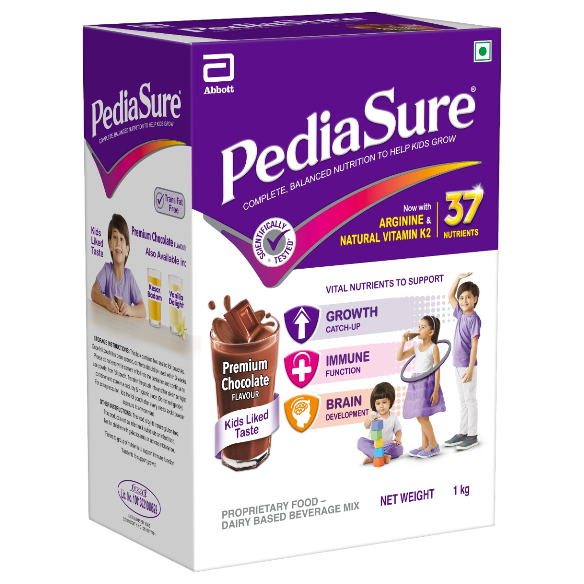 Pediasure Complete, Balanced Nutrition Premium Chocolate Flavour