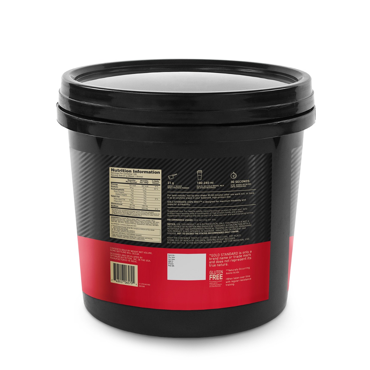 Optimum Nutrition (ON) Gold Standard 100 Whey Protein Vanilla Ice