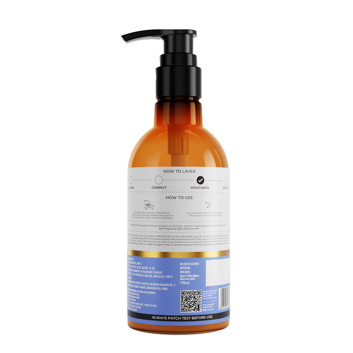 Dr. Sheth's Tea Tree & Lactic Acid Body Lotion 200 ml | Lactic Acid, Salicylic Acid, Tea Tree Oil & Liquorice Extract | Treats Acne, Uneven Skin Tone & Keratosis Pilaris | pH Balanced | For Oily Skin, Pack of 1 Dr. Sheth's Tea Tree & Lactic Acid Body Lotion 200 ml | Lactic Acid, Salicylic Acid, Tea Tree Oil & Liquorice Extract | Treats Acne, Uneven Skin Tone & Keratosis Pilaris | pH Balanced | For Oily Skin, Pack of 1