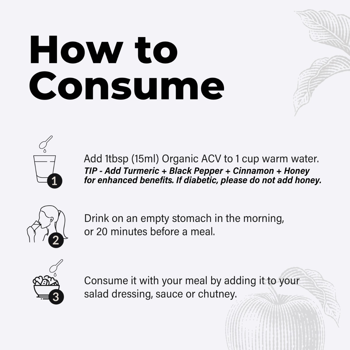 Wellbeing Nutrition Organic Apple Cider Vinegar, 500 ml, Pack of 1 Wellbeing Nutrition Organic Apple Cider Vinegar, 500 ml, Pack of 1