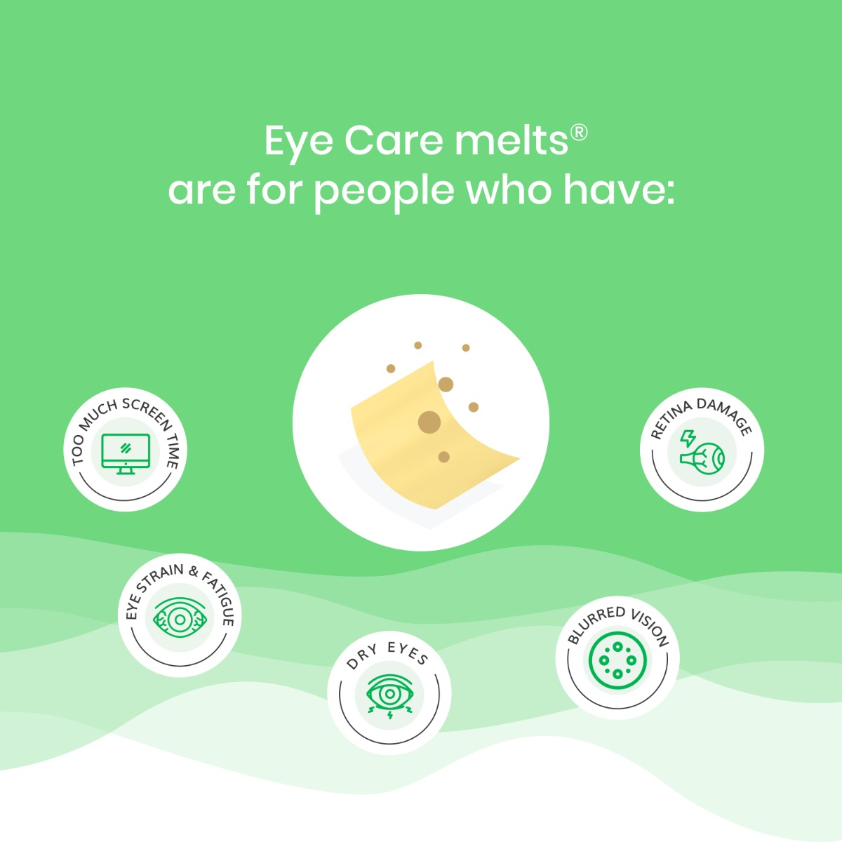 Wellbeing Nutrition Melts Eye Care Zesty Lime & Lemon Flavour, 30 Oral Strips, Pack of 1 Wellbeing Nutrition Melts Eye Care Zesty Lime & Lemon Flavour, 30 Oral Strips, Pack of 1