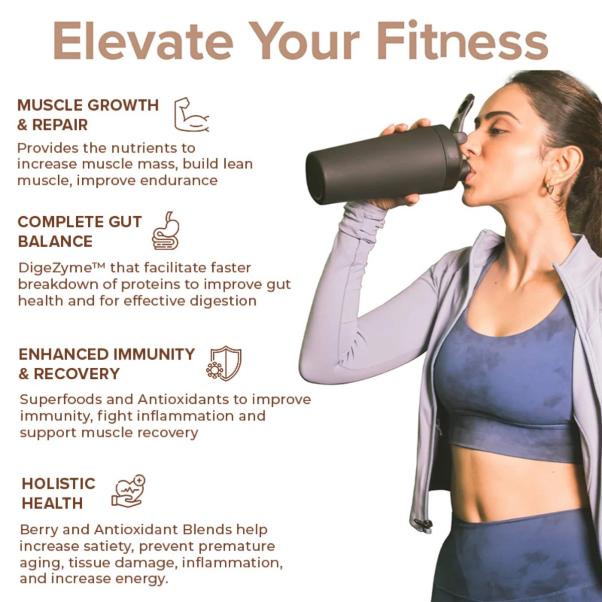 Wellbeing Nutrition Plant Protein Italian Cafe Mocha Flavour Powder, 500 gm, Pack of 1 Wellbeing Nutrition Plant Protein Italian Cafe Mocha Flavour Powder, 500 gm, Pack of 1