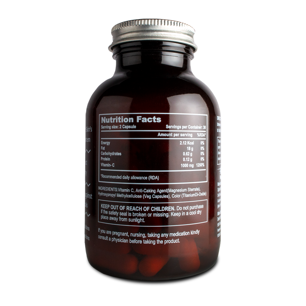 The Vitamin Company Vitamin-C, 60 Capsules, Pack of 1 The Vitamin Company Vitamin-C, 60 Capsules, Pack of 1