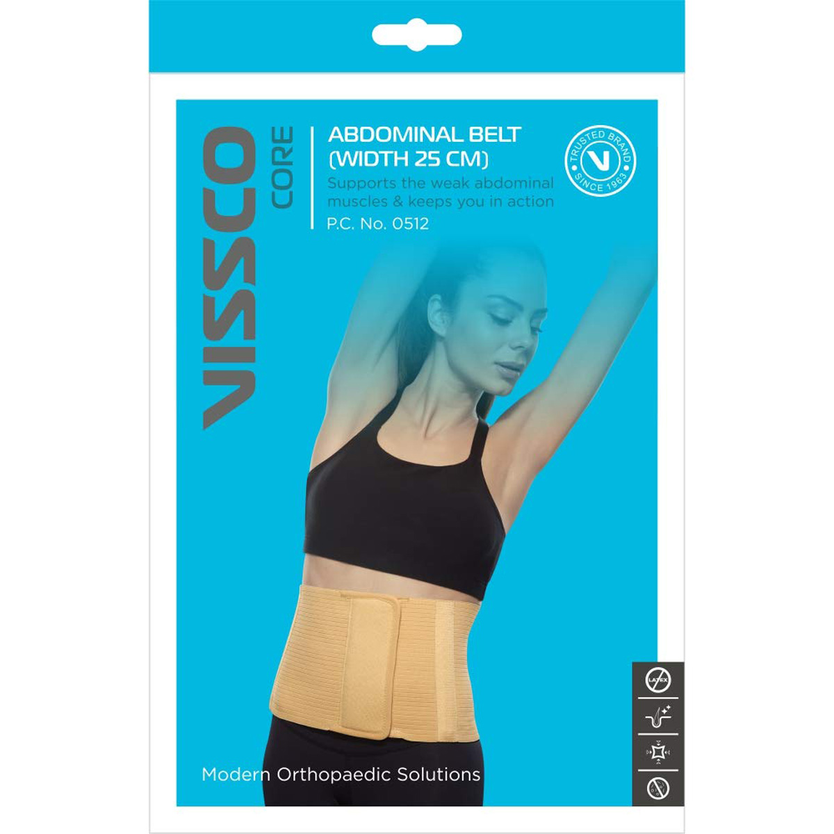 Vissco Abdominal Belt Large, 1 Count, Pack of 1 Vissco Abdominal Belt Large, 1 Count, Pack of 1