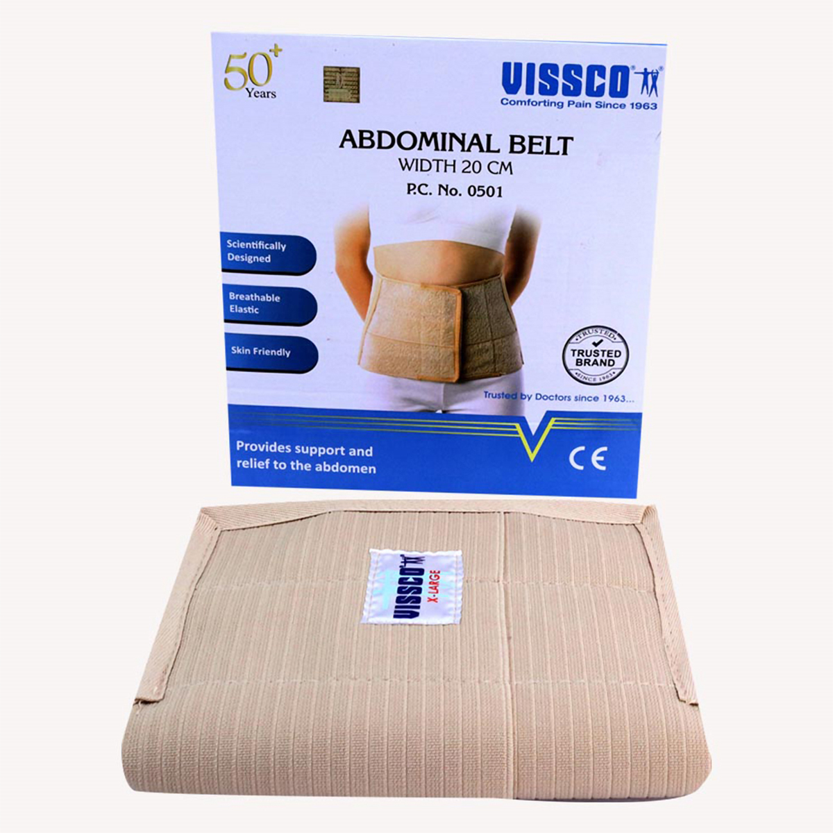 Vissco Abdominal Belt XL, 1 Count, Pack of 1 Vissco Abdominal Belt XL, 1 Count, Pack of 1