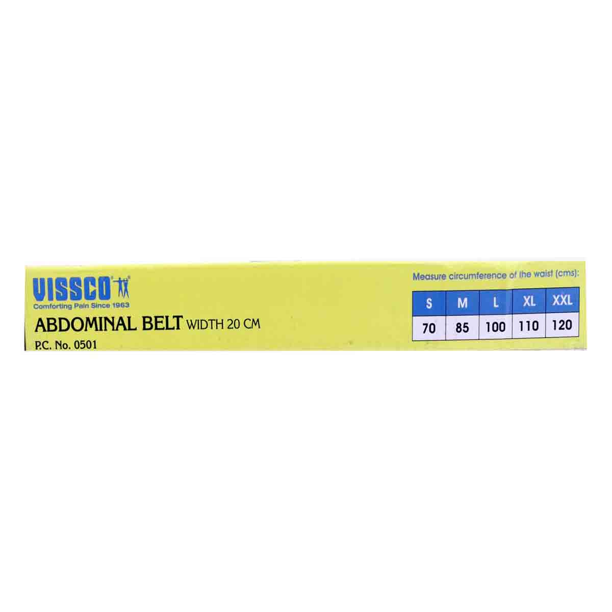 Vissco Abdominal Belt XL, 1 Count, Pack of 1 Vissco Abdominal Belt XL, 1 Count, Pack of 1