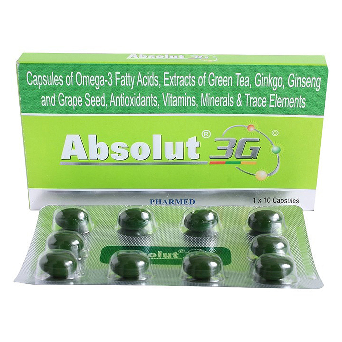 Absolut 3G Capsule 10's, Pack of 10 Absolut 3G Capsule 10's, Pack of 10
