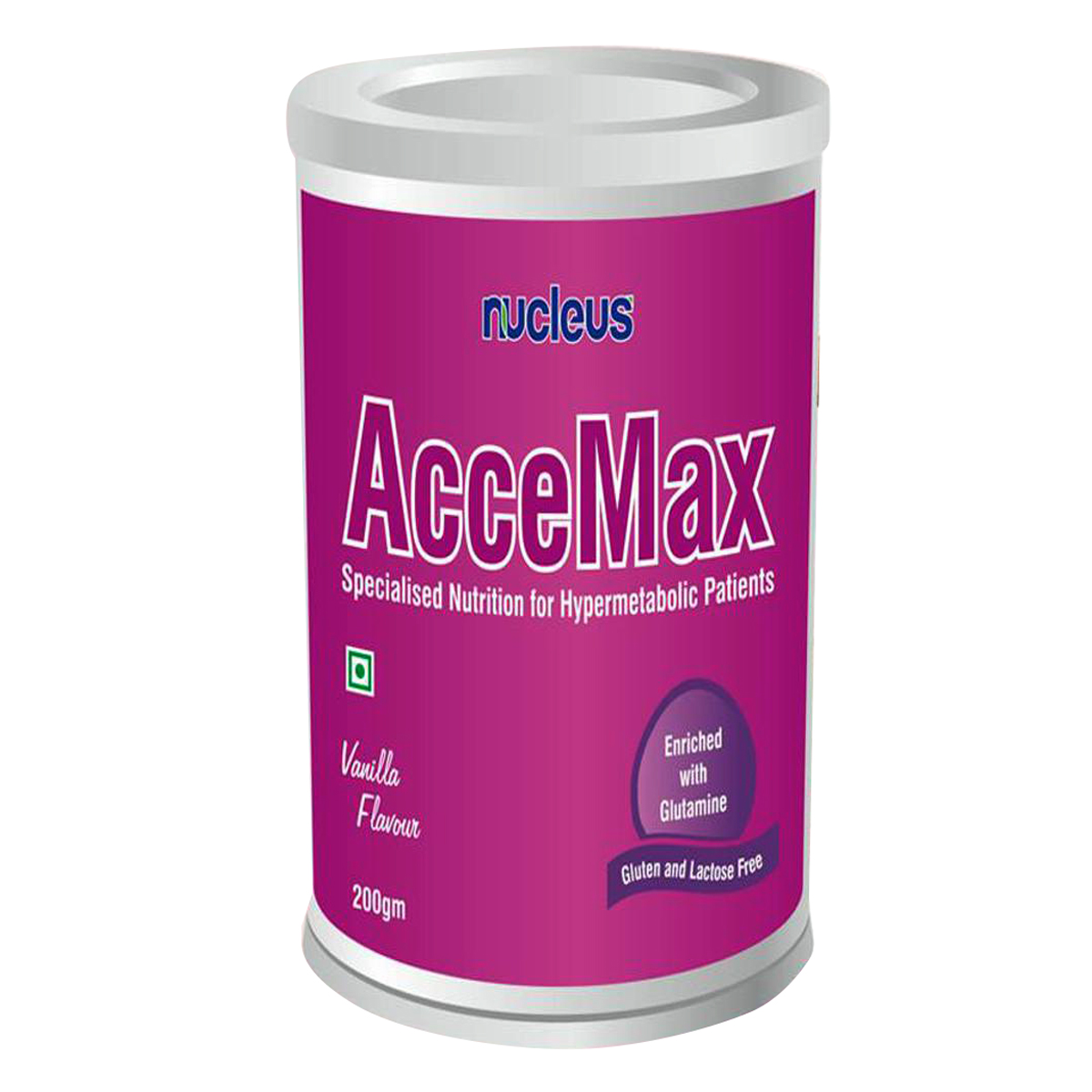 Accemax 200Gm Vanilla Flav Powder, Pack of 1 Powder Accemax 200Gm Vanilla Flav Powder, Pack of 1 Powder