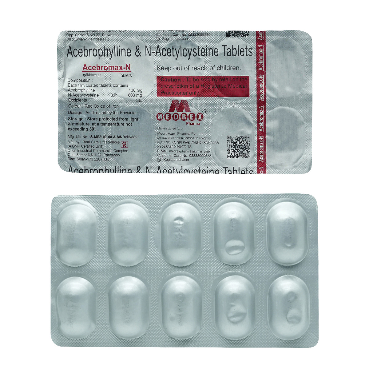 Acebromax N Tablet 10's, Pack of 10 TabletS Acebromax N Tablet 10's, Pack of 10 TabletS