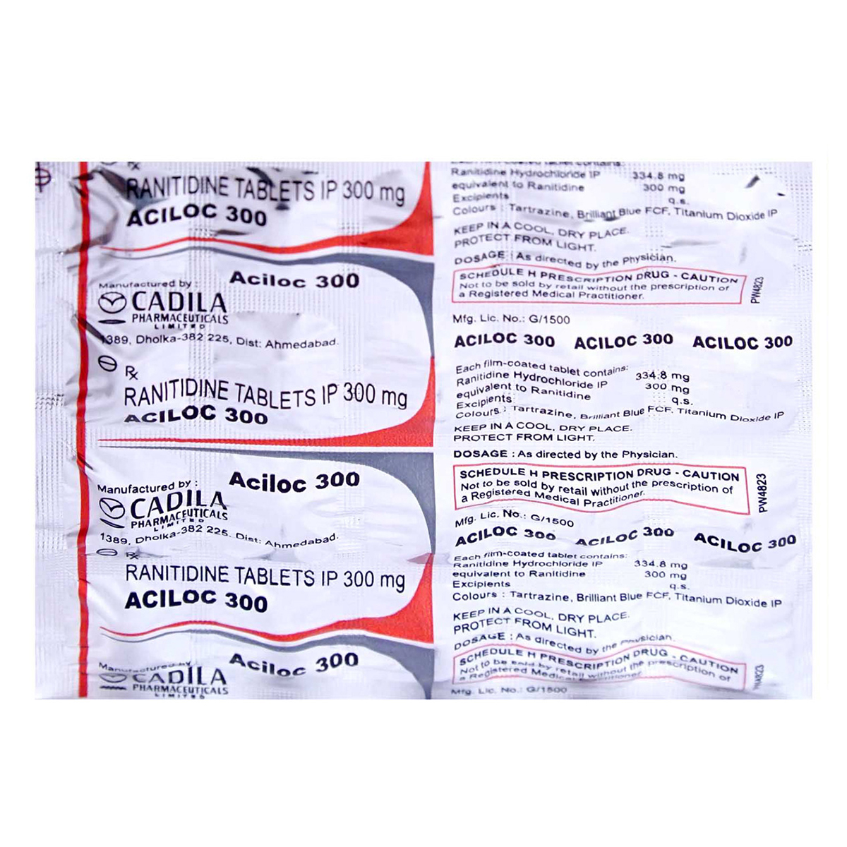 Aciloc 300 Tablet 20's, Pack of 20 TABLETS Aciloc 300 Tablet 20's, Pack of 20 TABLETS