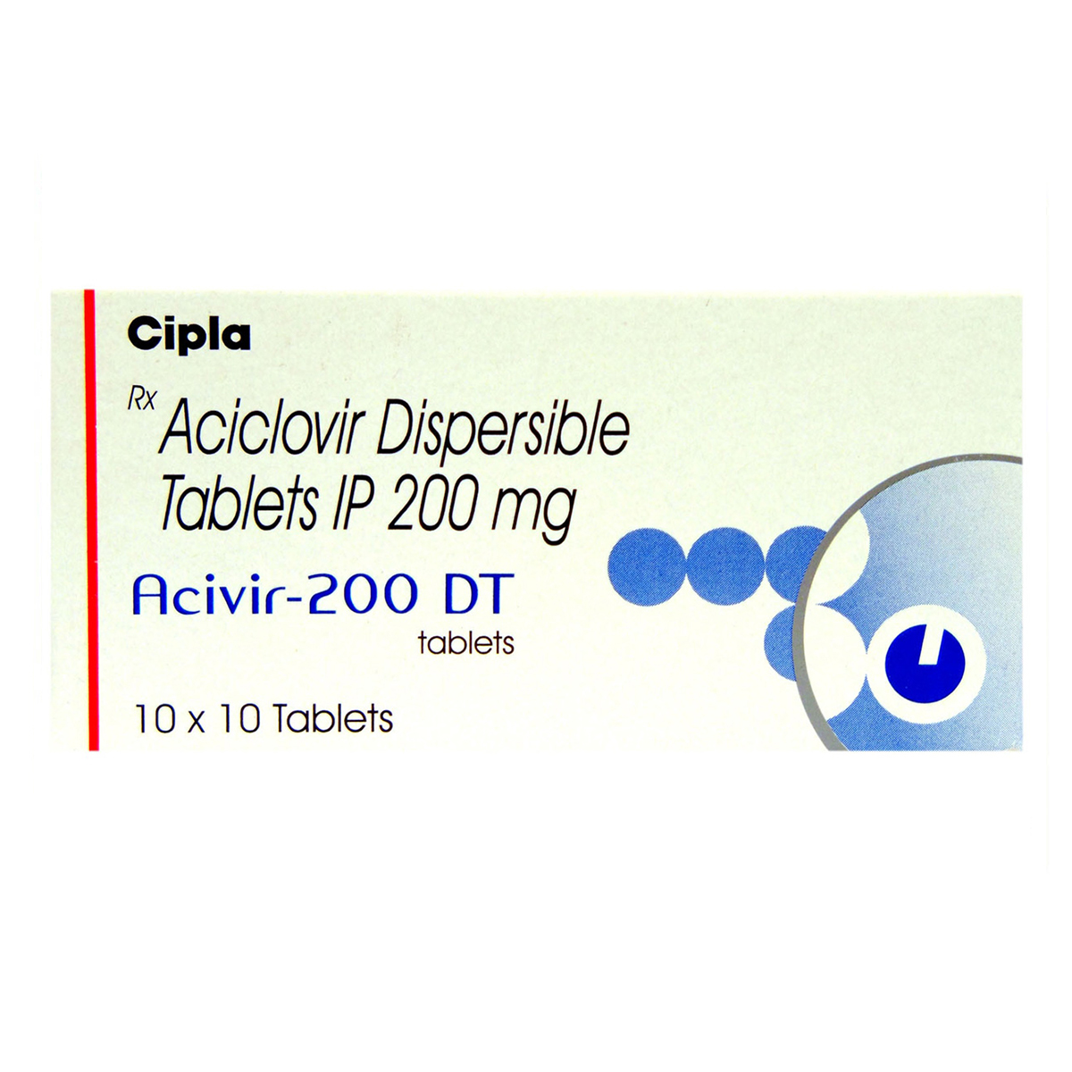 Buy Acivir-200 DT Tablet 10's Online