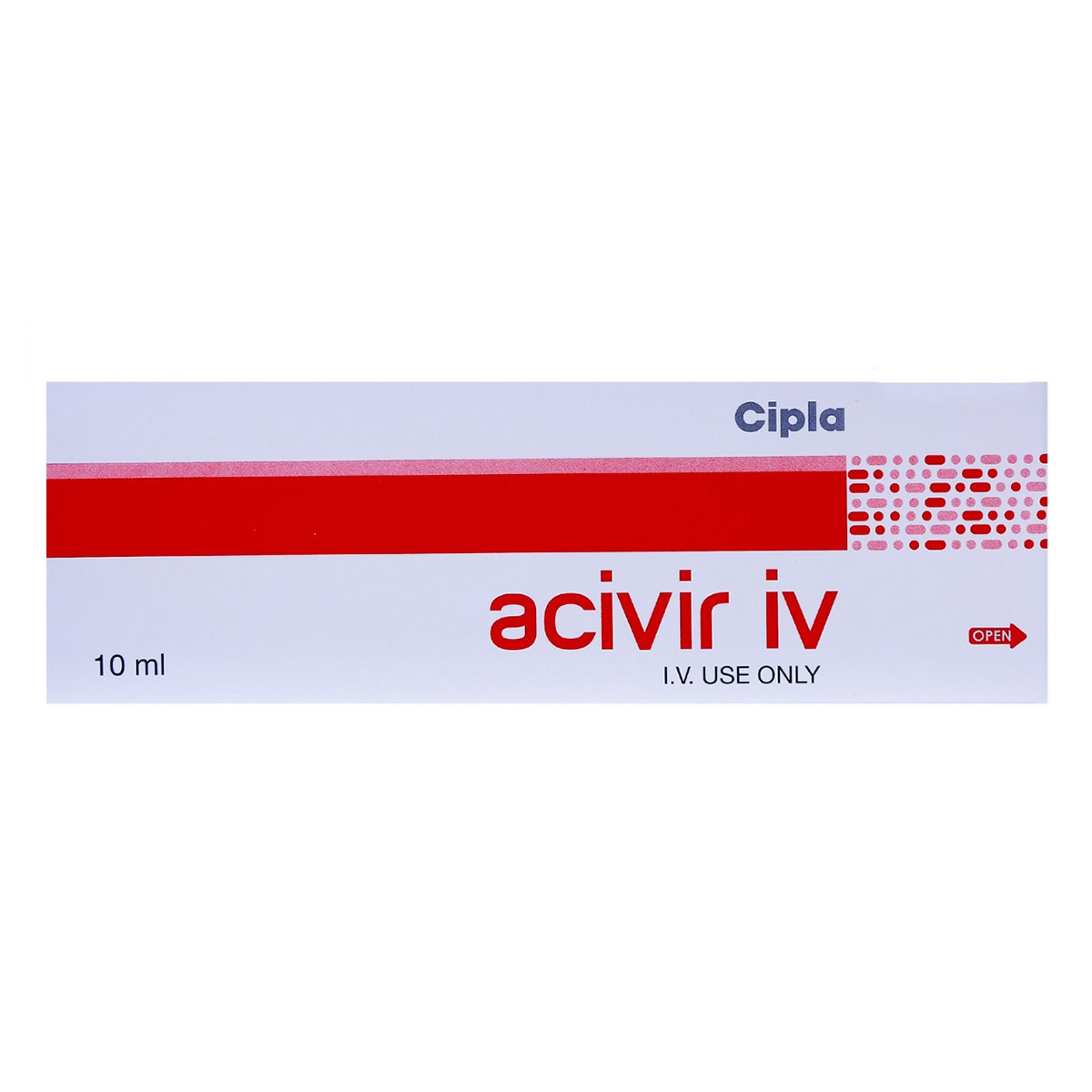 Buy ACIVIR 25MG I.V INJECTION 10ML Online