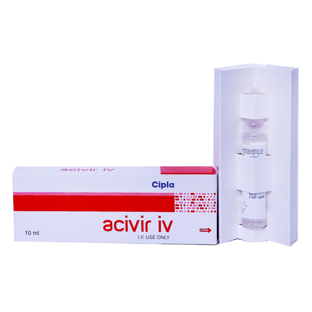 Acivir IV Injection 10 ml, Pack of 1 Injection Acivir IV Injection 10 ml, Pack of 1 Injection