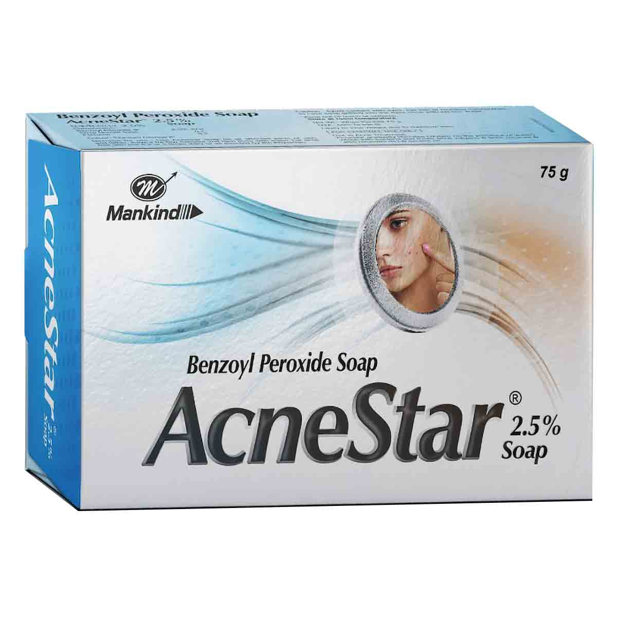 Acnestar Soap 75 gm | Benzoyl Peroxide | For Acne Treatment, Pack of 1 Acnestar Soap 75 gm | Benzoyl Peroxide | For Acne Treatment, Pack of 1