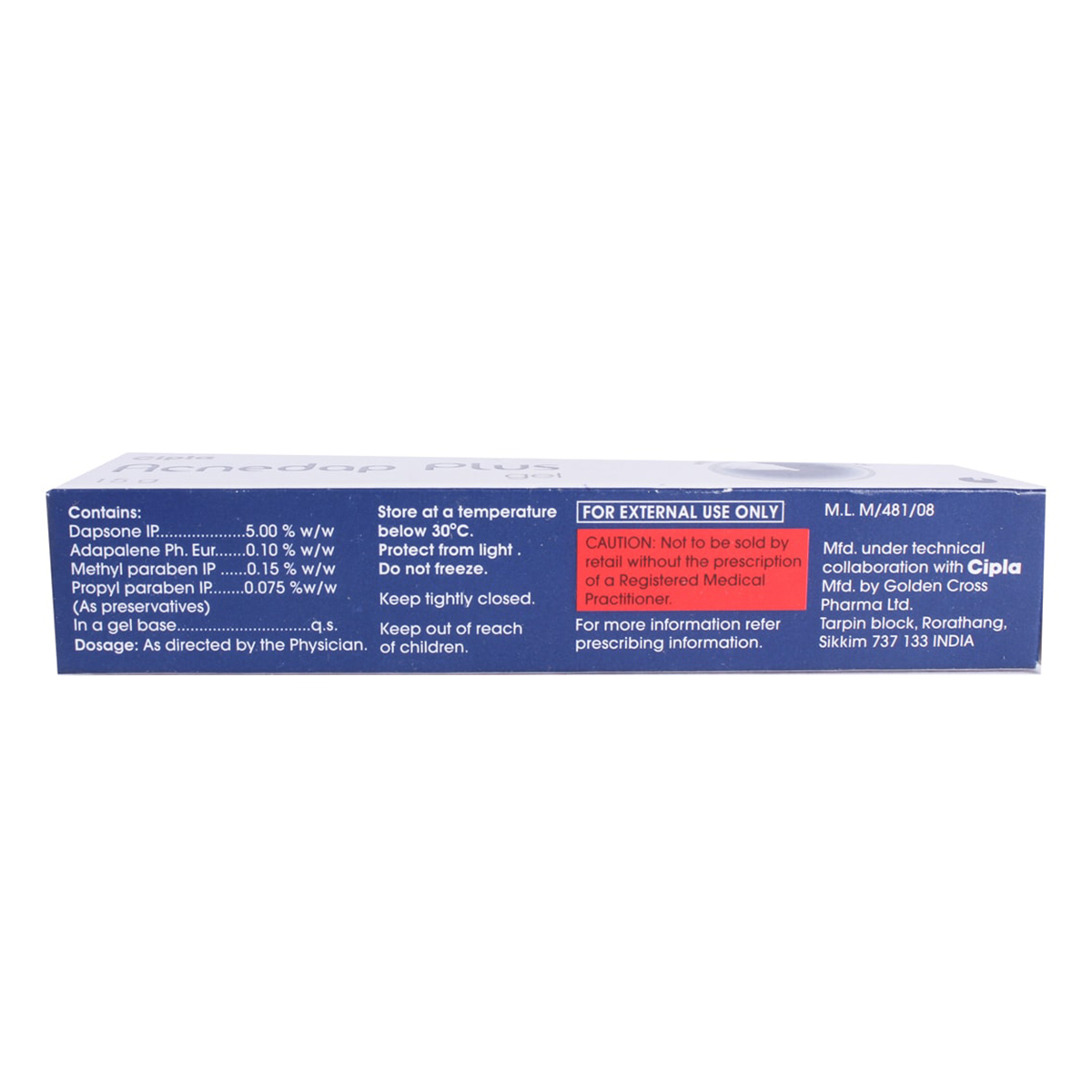 Acnedap Plus Gel 15gm, Pack of 1 Gel Acnedap Plus Gel 15gm, Pack of 1 Gel