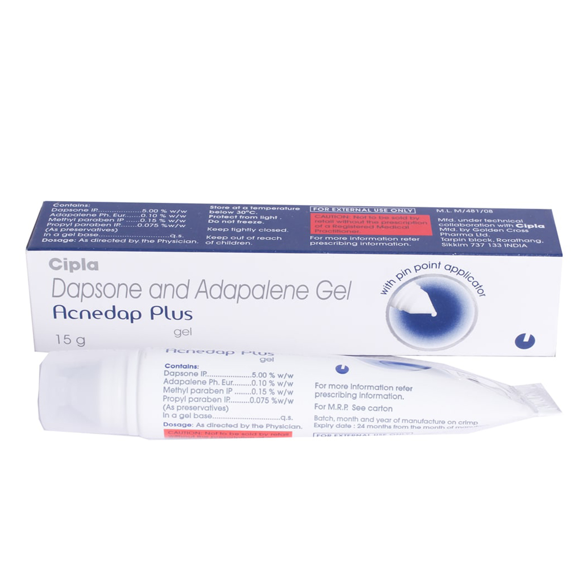 Acnedap Plus Gel 15gm, Pack of 1 Gel Acnedap Plus Gel 15gm, Pack of 1 Gel