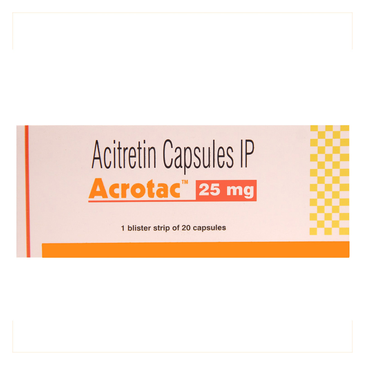 Acrotac 25 mg Capsule 20's, Pack of 20 CAPSULES Acrotac 25 mg Capsule 20's, Pack of 20 CAPSULES