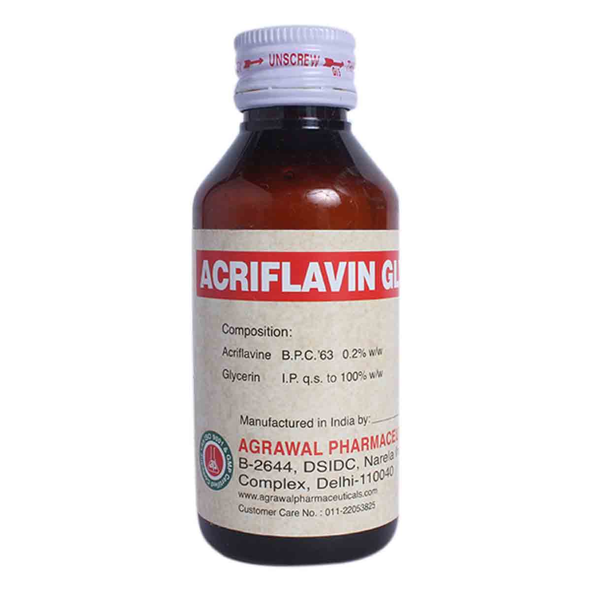 Acriflavin Glycerin 100 gm, Pack of 1 Acriflavin Glycerin 100 gm, Pack of 1